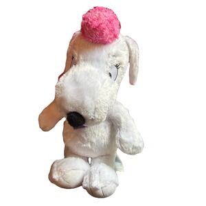 Build A Bear Peanuts Movie Fifi‎ Poodle Plush 16" with Scarf 2015